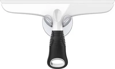 Immagine prodotto di Tirino per doccia in silicone con ventosa, bianco/nero, bagno