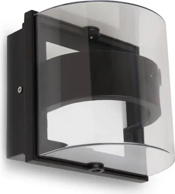 Produktbild von Eco-Light DELTA LED Aussenwandleuchte Up+Down 6W IP44 anthrazit, warmweiss