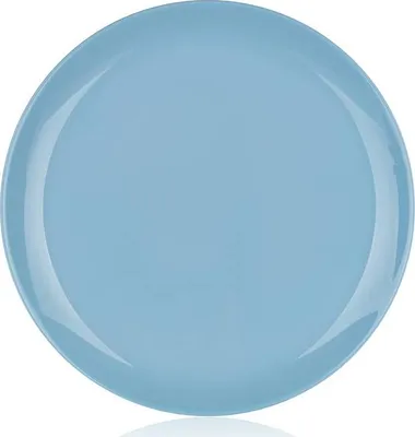 Produktbild von Teller, flach, blau, 25 cm, Glas