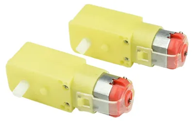 DC-Getriebemotor 1:200, 4 Stk. Doppelachse für Arduino Roboter