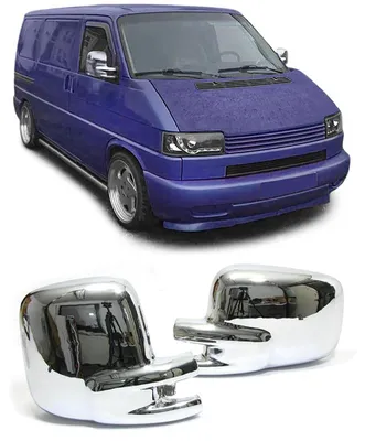 Produktbild von Spiegel Gehäuse Außenspiegel Kappen links/rechts für VW T4 1990-2004 chrom