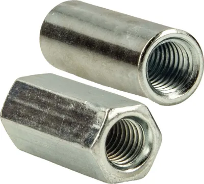 Produktbild von tecuro Gewindemuffe M 8 x 30 mm, mit Sechskant, Edelstahl V2A (AISI 304)