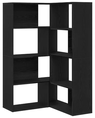 Zdjęcie produktu dla vidaXL Szafa 2-częściowa o wyglądzie czarnego dębu 85 x 85 x 140 cm