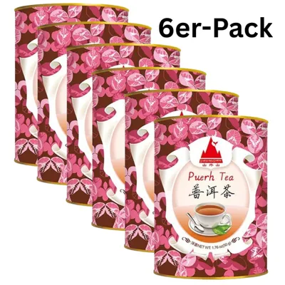 Produktbild von 6er-Pack Shan Wai Shan PolyurethanErh Tee 50g