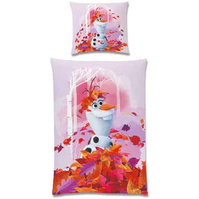 Produktbild von Frozen Die Eiskönigin Olaf Summer Bettwäsche Linon / Renforcé
