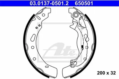 Zdjęcie produktu dla Szczęki Hamulcowe Mazda 2 1,3-1,6 07-