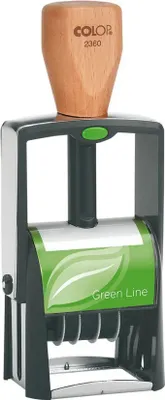 Produktbild von COLOP Datumstempel 2360 Green Line 4-zeilig mit Gutschein
