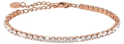 Produktbild von GD GOOD.designs Tennisarmband Roségold für Damen | Cubic Zirkonia Armband | Rose