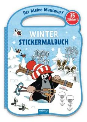 Obrázok produktu pre Trötsch Der kleine Maulwurf Winter-Stickermalbuch