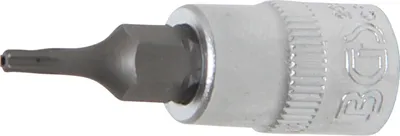 Image de BGS Embout de tournevis à emmanchement carré 6,3 mm (1/4") profil T (pour Torx) avec alésage T8 - 2356