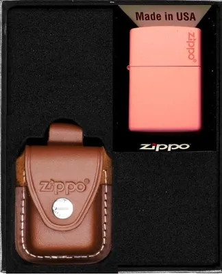 Obrázek produktu pro Sada zapalovačů ZIPPO PINK MATTE LOGO dárek No4