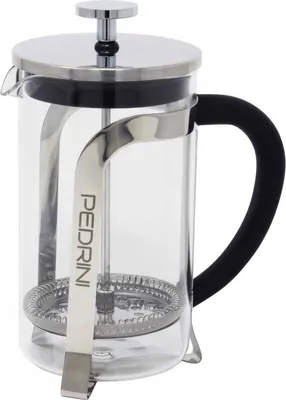 Produktbild von FRENCH PRESS 0,35 L Glas Kaffeebereiter Kaffeekanne PEDRINI COFFEE