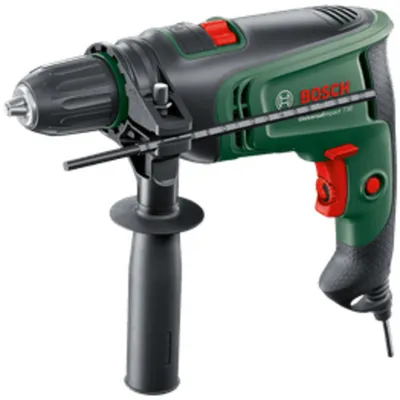 Zdjęcie produktu dla Bosch UniversalImpact 730, Wiertarka, Czarny, Zielony, 3200 RPM, 3 cm, 1,2 cm, 50 RPM
