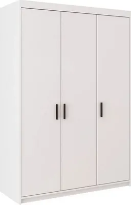 Obrázok produktu pre Šatníková skriňa 133 cm do spálne ARCATA - biela