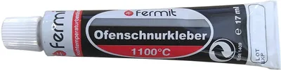 Produktbild von Fermit 11302 Schamottkleber HT 1100/ Dichtschnurrkleber Tube