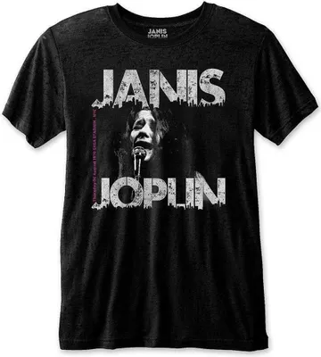 Obrázek produktu pro Janis Joplin Shea '70 Black L Tričko