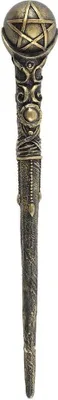 Produktbild von Something Different - Zauberstab, Bronze, Pentagramm SD2960 (Einheitsgröße) (Bronze)