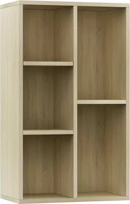 Produktbild von vidaXL Bücherregal/Sideboard Sonoma Eiche 50x25x80 cm Holzwerkstoff