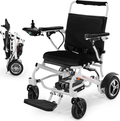 Produktbild von VEVOR Rollstuhl Elektrisch Faltbar, 136 kg, medizinischer Roller, 21 km Reichweite, Elektrorollstuhl, E-Rollstuhl mit tragbarem 53-cm-Sitz für Senioren & Behinderte, Leicht zu transportieren