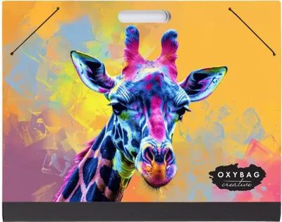 Zdjęcie produktu dla Teczka rysunkowa Oxybag A3 PICASSO - Żyrafa
