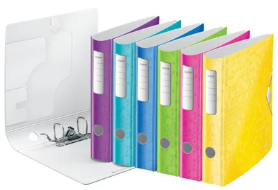 Immagine prodotto di Raccoglitori Active Wow A4 60 mm in polischiuma, assortiti, confezione da 5 pezzi