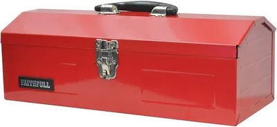 Produktbild von Famanu Werkzeugkiste Metall - 48 cm, Schwarz