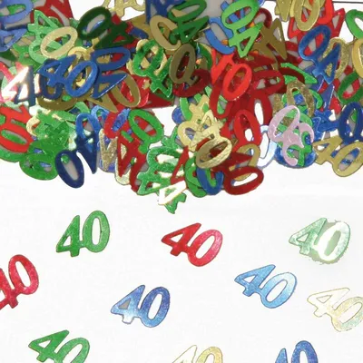 Produktbild von Folat 05315, Loses Konfetti, Mehrfarbig, Anzahl, Geburtstag, 80 mm, 20 mm
