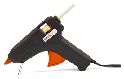 Immagine prodotto di Pistola per colla a caldo elettrica, ad aria calda per saldatura con silicone 40 w, con 2 stick, Hbm