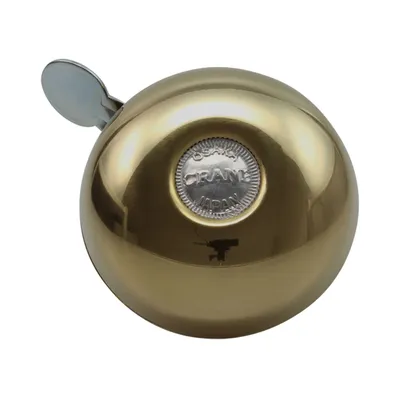 Produktbild von Crane Bell Co Riten Fahrradklingel Glocke Retro Design gold messing