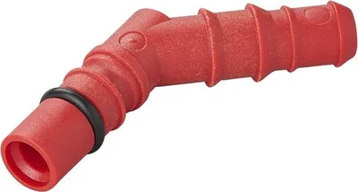 Obrázok produktu pre Hadicová priechodka s O-krúžkom pre hadice 10/12 mm, červená