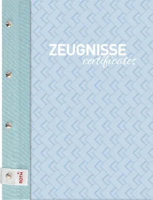 Produktbild von ROTH Zeugnismappe Pattern mit Buchschrauben "Swimming Pool" inkl. 12 PP-Hüllen