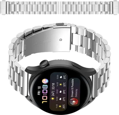 Produktbild von Bizon Armbanduhr Aura QuickRelease 20mm Silber