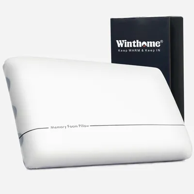 Image de Coussin ergonomique pour le cou, en mousse à mémoire de forme, avec housse, pour un sommeil confortable