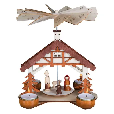 Produktbild von Kleine Pyramide aus Holz.