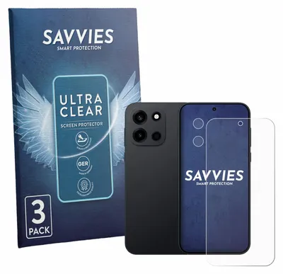Produktbild von 6x Für OnePlus Nord 6 (Display+Kamera) Schutzfolie Savvies Displayschutz Display Schutz Folie Klar Transparent