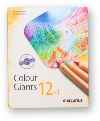 Produktbild von Stockmar Buntstifte Waldorf Set 12 Farben extra dick kreativ 12 Waldorf kleurpotloden