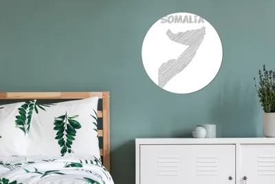 Produktbild von MuchoWow® - Wand Kreis - Wandbild - Schlafzimmer - Aluminium Bild - Kinderzimmer - Wohnzimmer Dekoration - Wandschmuck