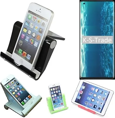 Produktbild von K-S-Trade Handy-Ständer kompatibel mit Motorola Edge faltbarer Tischständer Smartphone Tablet Halterung Reise