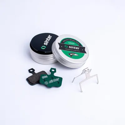 Produktbild von Scheibenbremsbelag Sinter 006 Sram organisch, MTB Race, grün, Set, in Dose