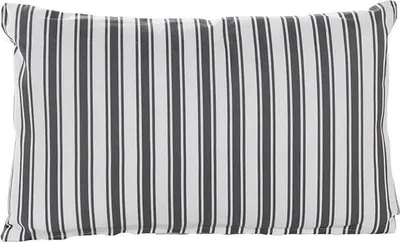 Produktbild von Anna's Collection Outdoor-Kissen 30x50 cm Anthrazit gestreift