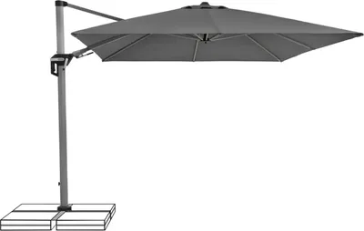 Produktbild von doppler "Doppler Active II Ampelschirm Sonnenschirm 350 x 260cm anthrazit 840"