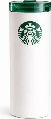 Immagine prodotto di Starbucks Snow Tumbler bianco verde coperchio isolato 476ml