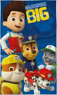 Zdjęcie produktu dla DETEXPOL Ręcznik dziecięcy Paw Patrol bez pracy Bawełna - Frotte, 50/30 cm