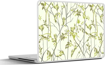 Produktbild von MuchoWow® Laptop Aufkleber Sticker Cover Muster - Dschungel - Pflanzen 30x22 cm - Laptop-Sticker