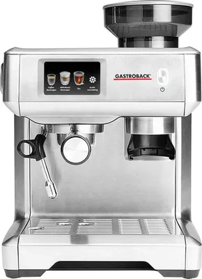Produktbild von Gastroback Design Espresso Barista Touch, Espressomaschine, 2 l, Kaffeebohnen, Kaffeepad, Gemahlener Kaffee, Eingebautes Mahlwerk, 1600 W, Edelstahl