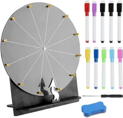 Produktbild von Festkreis für Feiern und Aktivitäten - Schwarz - 30 cm mit 12 Löchern.