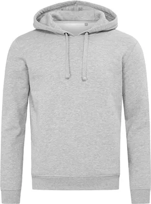 Immagine prodotto di Stedman ST5630 | Herren Sweat Felpa con cappuccio unisex riciclata - Farbe: Grey Heather - Größe: L