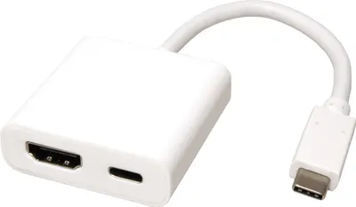 Produktbild von ROLINE Display Adapter USB Typ C - HDMI, + 1x Typ C PD, ST/BU