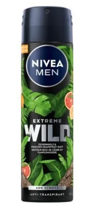 Immagine prodotto di Nivea Uomo, Extreme Wild, Antitraspirante, Cedrové dřevo a grapefruit, 150 ml (VÝROBEK Z NĚMECKA)