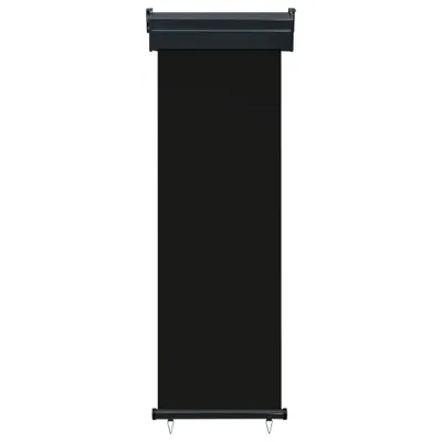 Image de vidaXL Store latéral de balcon 65x250 cm noir